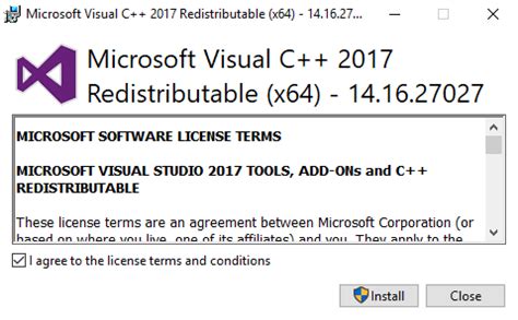 Download link for Microsoft Visual C++ 2017 Redistributable (x64 ...